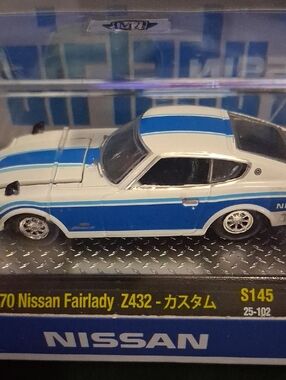 1970 Nissan Fairlady Z432 White Blue M2 Machines S145